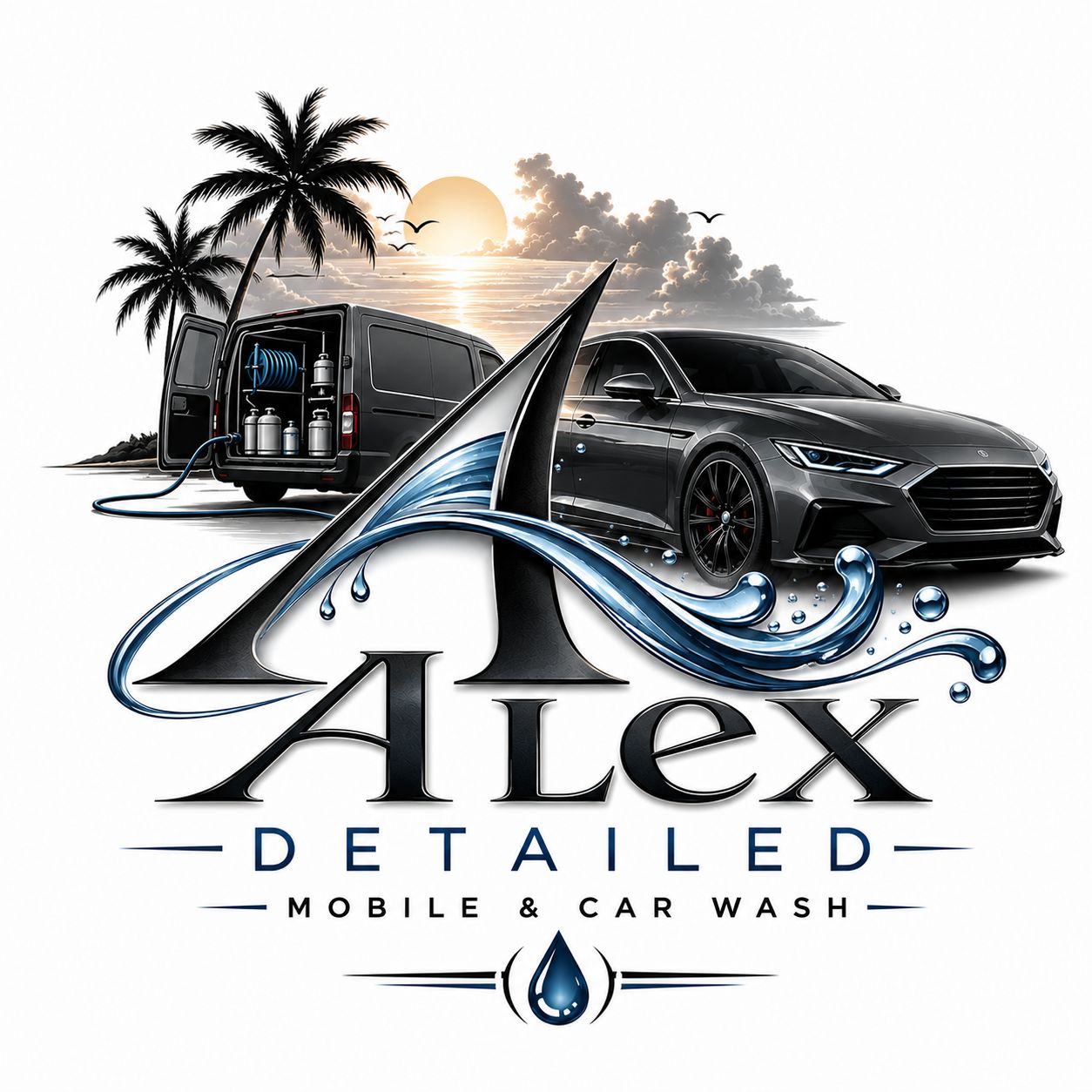 Alex Detailed Mobile & Car Wash logo